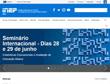 Tablet Screenshot of inep.gov.br