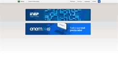Desktop Screenshot of inscricao.enceja.inep.gov.br