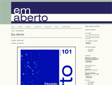 Tablet Screenshot of emaberto.inep.gov.br