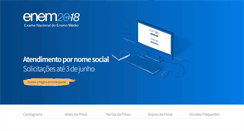 Desktop Screenshot of enem.inep.gov.br